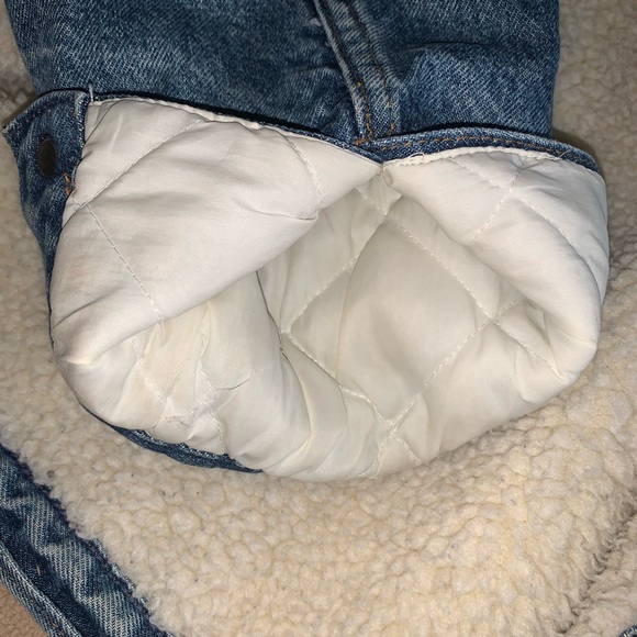 Vintage Gap Denim Sherpa Jacket - Picture 4 of 6